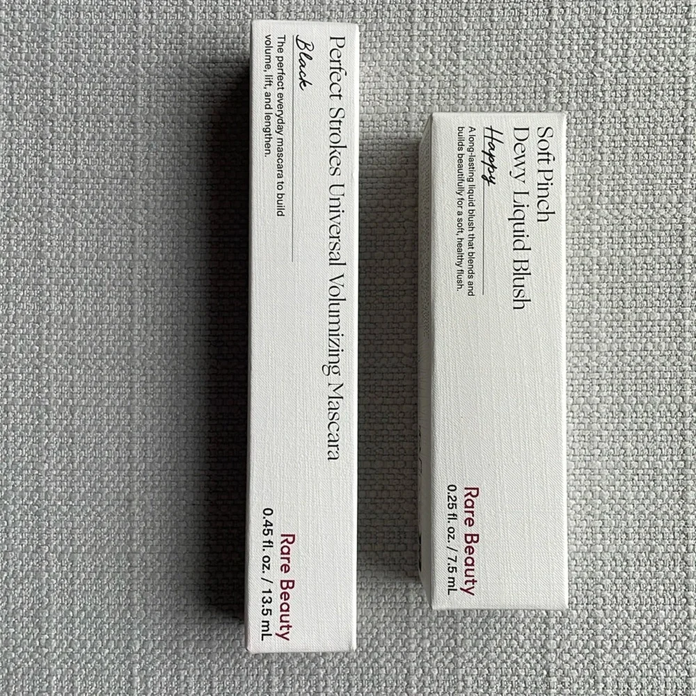 Rare Beauty Soft Pinch Liquid Blush - Happy & perfect strokes volumizing mascara